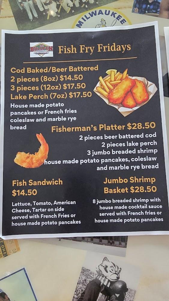 The Bullpen Sports Bar & Grill Menu image 1